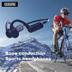 Headphones Bone Conduction Headphone Bluetooth Wireless Earphone Sports Running Waterproof Headset Ear Hook Music HiFi Bass Stereo with Mic