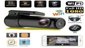 1080P Smart WiFi Автомобильный видеорегистратор Мини-видеорегистратор 140 градусов Full HD ночная версия Скрытая камера с Gsensor 24-часовой монитор парковки2821941