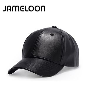 Jameloon New Fashion High Quality Leather Pu Cap夏のカジュアルスナップバック野球キャップ