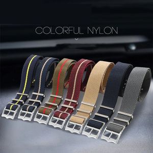 Nato Nylon Armband 20mm 22mm Soft Canvas Strap Fine Steel Buckle Replacement Watch Accessories 240117