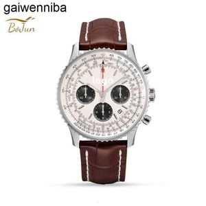 Breitlinx Panda Cronógrafo Luxo AAAAA Relógio de Disco Personalizado Bls Tamanho de Fábrica 43mm Eta 7750 Movimento Aviação Clássica B01