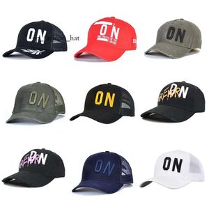 Icon Caps 2024 Moda Marka Erkek Tasarımcı Şapka Trendi Lüks İşlemeli Kapaklar Ayarlanabilir Renkler Şapkalar Geri Golf Sporları için Nefes Alabaç Örgü Top Kapağı 9205