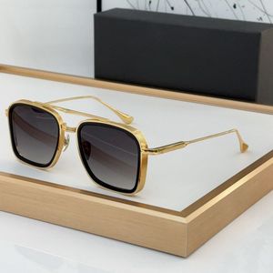 Okulary przeciwsłoneczne dla mężczyzn Kobiety moda projektanci Brad Popularność High Street Outdoor Style Anti-Ultraviolet UV400 Retro Plate octan metalowe losowe pudełko