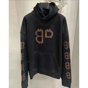 Bluza designerska bluzy bluza bluza bluza bluza bluza bluza męska Paris 24 NOWOŚĆ BB WYMIENIONE STARY PRZEMYSŁ STARY ZRANOWANE RODZINY BLACK SWEAT