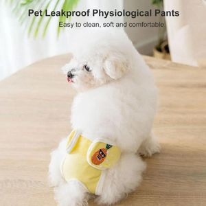 Fraldas duráveis para cães, roupas para cães, fácil de usar, boa absorção, envoltórios ecológicos de desenhos animados