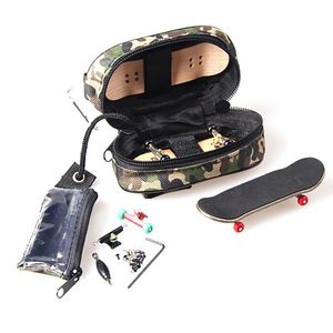 Amazing Professional Army green Finger Skateboard bag Fingerboard bags Adult Novelty finger board toy's box fingerboard parts 240118