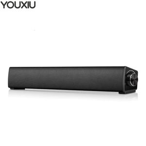 Soundbar YOUXIU TV Speaker 20W Soundbar Stereo Bluetooth 5.0 PC Theater Audio Music Sound Bar With Remote Control Aux 3.55mm