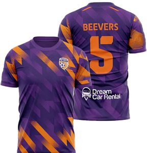 23-24 Perth Glory home Thai Quality Soccer Jerseys yakuda local online store Custom wholesale 5 BEEVERS 6 McENEFF 8 AMINI dhgate Discount Design Your Own Football wear