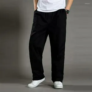 Men's Pants Men Wearable Casual Trousers Outdoor Overalls Fashion Cotton Pockets Straight Loose Sports
