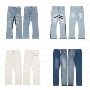 Pantaloni da uomo designer camicia lettera stampata pantaloni lunghi camicia a maniche corte lunghi pantaloni lunghi jeans pantaloni sportivi coppia macchiata di coppia sciolta e versatile dritta tubo