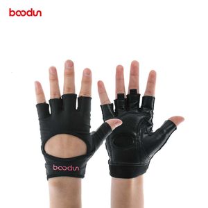 Boodun / Burton Kadınların Halter Fitness Eldivenleri Kapalı Spor Anti Slip Yoga Eldivenleri Dumbbell Yarım Parmak