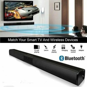 Subwoofer TV Wireless Bluetooth-kompatibler Lautsprecher Heimkino-Soundbar-System Subwoofer 3D-Stereo-Surround für Spielekonsolen PC Laptop