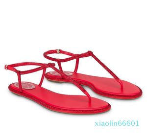 Kvinnor Diana Sandals Shoes Renecaovilla Strappy Flip Flops Lady Sexig Comfort Walking EU35-43