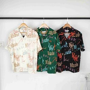 Herren-T-Shirts, Rhude-Shirt, Rhude-Shorts, Designer-T-Shirt, Sexy Big-Shirt, Modal-Soft-Shirt, Pretty-Shirt, Hygiene-Shirt, Home-York-Shirt, doppelseitiges Shirt, modisch hoch