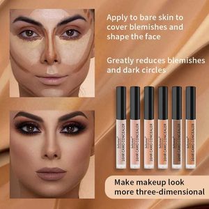 Concealer Vattentät matt vätska concealer Lång sista felfri akne anti Dark Circles Corrector Professional döljer smink för kvinnors l2401