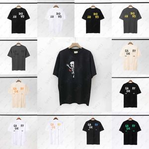 Designer T Shirt Men Polo Shirt Women Graphic Tee Gallerily Depts T Shirts Fashion Casual Cotton Tops Kortärmad Crew Neck Tshirt