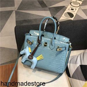 Platinum Bags Designer-Handtaschen Alligator Damen Schrägleder Mode Vielseitige Handtasche Atmosphärenschloss Große Kapazität