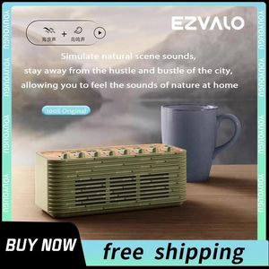 Lautsprecher Ezvalo Drahtloser Bluetooth-Lautsprecher Nature Sound Meditation Alpha Wave 3 Gear White Noise Dekompression Mini tragbare Geschenke für den Innenbereich