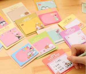 7.4*5cm Cartoon Cute Animal Panda Elephant Creativity Självhäftande memo pad klibbiga anteckningar ll