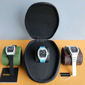 Superclone AAA Designer Automatyczni Watchmen Richar RM35-03 Watch Luksusowe włókno węglowe NTPT Case puste wysokiej jakości wodoodporne zegarek z pudełkiem 26QY PCV