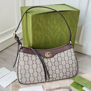 Designer Bag G Ophidia Shoulder Bags Luxury Handbags Tote Bag Women's Fashion Solid Color Calfskin Classics Diagonal Crocodile Skin Stylish Envelope Bag