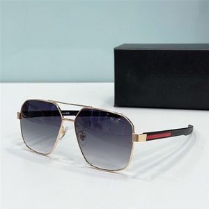 Novo design de moda óculos de sol de metal 55W moldura quadrada estilo simples e popular venda quente forma versátil UV400 óculos de proteção ao ar livre