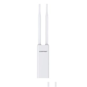 Routers Cf-Ew75 1200Mbps Outdoor Access Point High Power Gigabit 2.4G 5Ghz Router/Ap/ Repeater Long Range Wifi Antenna For Street Drop Dho3Z