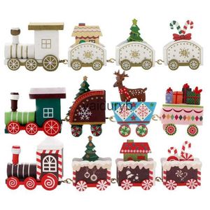 Наборы для сборки моделей 2022, украшения с рождественским поездом, сетчатые украшения с поездом знаменитостей, 2022, счастливый рождественский декор для дома, Рождество, детский подарокvaiduryb
