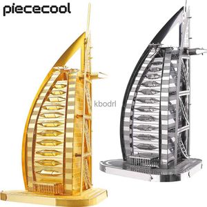 Strumenti artigianali Piececool Puzzle 3D Puzzle in metallo Burj Ai Arab Kit modello fai da te per adolescenti Rompicapo Giocattoli Adolescenti Regalo di compleanno YQ240119