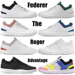 Designer Mens Running Shoes Federer Moda Roger Advantage Clubhouse Preto Azul Profundo Dustrose Hay Floresta Pérola Amêndoa Areia Bronze Açaí Womens Sneak