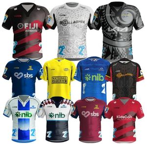 2024 Blues Highlanders Rugby Forma 24 25 Haçlı Ev Uzakta Alternatif Kasırgalar Miras Şefleri Süper Boyut S-3XL Gömlek