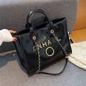 Women's Luxury Handbags Beach Bags Designers Metal Letter Badge Tote Evening Bag Small Body Leather Handbag Large Female Chain Wallet Backpack Factory Online 70% sale