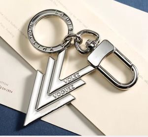 Fashion Designer Keychains Metal Letter Keychain VOYAGEZ Car Key Chain Key Ring for Luck Men Women with Original Gift Box louiselies vittonlies