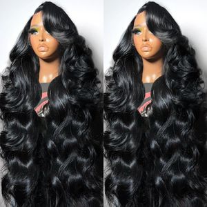 250 Density 13x6 13x4 HD Transparent Body Wave Lace Front Wig Human Hair Brazilian 30 40 42 Inch 360 Lace Frontal Wigs for Women