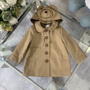 Kids Jackets Baby Toddler Coats Designer Zipper Clothing Children thin Hoody Outwear Luxury Brand Spring Autumn Long Sleeved Top Letter Kid clothes size 100cm-160cm