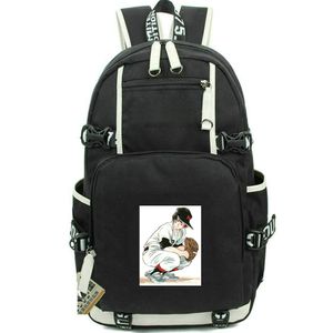 Uesugi Tatsuya Backpack Backpack Touch Daypack Player Player Bag Cartoon School Bag Print Rucksack Disual Schoolbag Day Pack