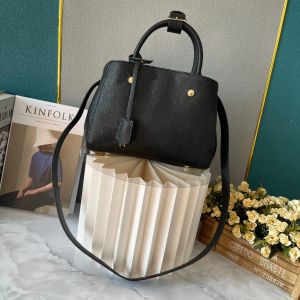 Borsa nera alla moda Borsa in pelle di lusso firmata Bobo da donna Borsa a tracolla da donna di grande capacità Borsa da viaggio elegante Shopping Bag AK88