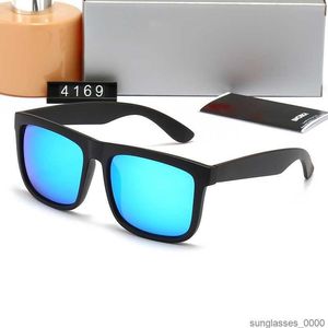 Rayban Solglasögon för kvinnor Anti Bland Toad Tempered Glass Male and Female Color Film Rayly Banly Driving Mirror 4169 Isko