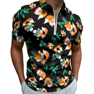 Men's Polos Cute Casual T-Shirts Christmas Theme Polo Shirts Street Style Shirt Date Short-Sleeve Design Clothing Big Size