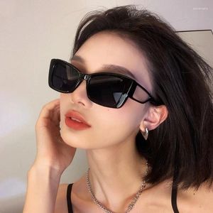 Sunglasses Women's Punk Trend 2024 Fashion Cat Eye Star Girl Y2k Women Men Glasses UV400