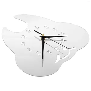 Wall Clocks Clock Tooth-shaped Mirror Modern Dental Clinic Silent Decorative Office Acrylic Rustic