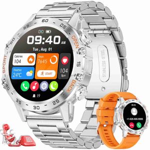 Умные часы LEMFO K52 Смарт-часы для мужчин IP68 Водонепроницаемый Bluetooth-вызов с монитором сердечного ритма и кислорода в крови 1,39-дюймовые спортивные часы