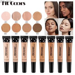 Concealer 8-färgslang concealer bärbar concealer tatuering täcker kropp flytande foundation heta försäljning kosmetika hudvård produkter