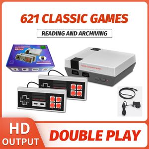 2024 HD-Out 1080p Vídeo Portátil Jogadores de jogos podem armazenar 621 Nes Games Console TF cartão FC SNES 821 TV jogo com caixa de varejo por mar transporte rápido