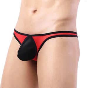 UNDUPTS 1 PC Erkek Moda Knickers Seksi Renk Ek T-Back Feet Filek Pantolonlar Erkek Ropa İç Hombre için iç çamaşırları