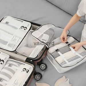 Storage Bags Travel Luggage Organizer Bag Suitcase For Underwear Bra T-Shirt Shoes Foldable Clothesvaiduryd