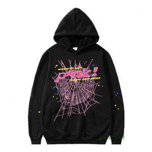 Spider Web Men's Hoodie Designer Sp5der Women's Hoodies Fashion 55555 Sweatshirts Hip Hop Singer Letter Printed Couple Early Autumn Sweater Trend Kvk8