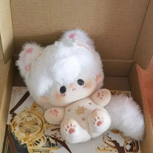 Bambola di cotone 10 cm senza attributi pelo di coniglio cucciolo super carino e peluche regali per ragazze 240119