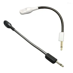 Microfones Bendable Game Mic Mic 3,5 mm Microfone de cancelamento de ruído masculino para o fone de ouvido Blackshark V2/V2 V2SE.