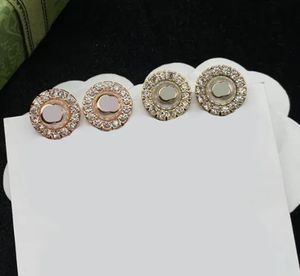 Designer-Ohrringe, Ohrstecker, Luxus-Schmuck, Charme, Perlen-Anhänger, Ohrstecker, Damen, Diamanten, Creolen, Ohrstecker, Gold, Ohrringe, Hochzeitsgeschenk, Bijoux De Luxe